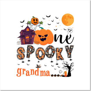 One Spooky grandma Halloween October 31 Posters and Art